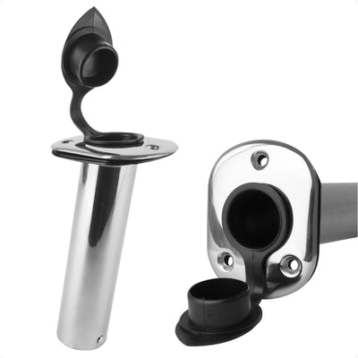 15-Degree Rod Holder, Flush Mount, Stainless Steel – FO4496 - Five Oceans