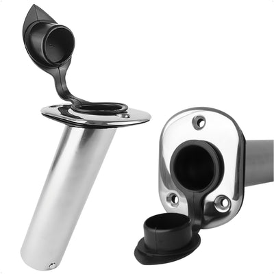 30-Degree Rod Holder, Flush Mount, Stainless Steel – FO4497 - Five Oceans