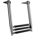 3-Step Over Platform Telescoping Swim Ladder, AISI316 Stainless Steel - FO4502 - Five Oceans