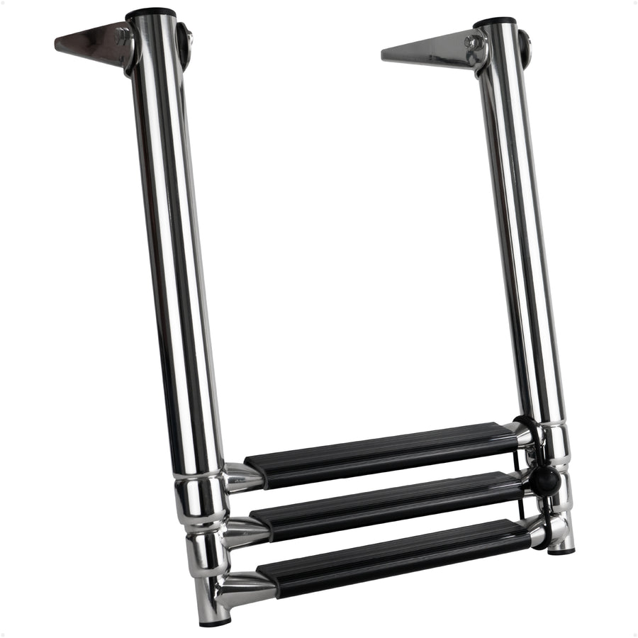 3-Step Over Platform Telescoping Swim Ladder, AISI316 Stainless Steel - FO4502 - Five Oceans