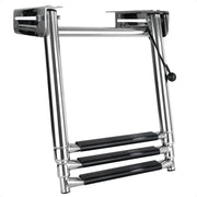 3-Step Under Platform Telescoping Swim Ladder, AISI316 Stainless Steel - FO4504 - Five Oceans