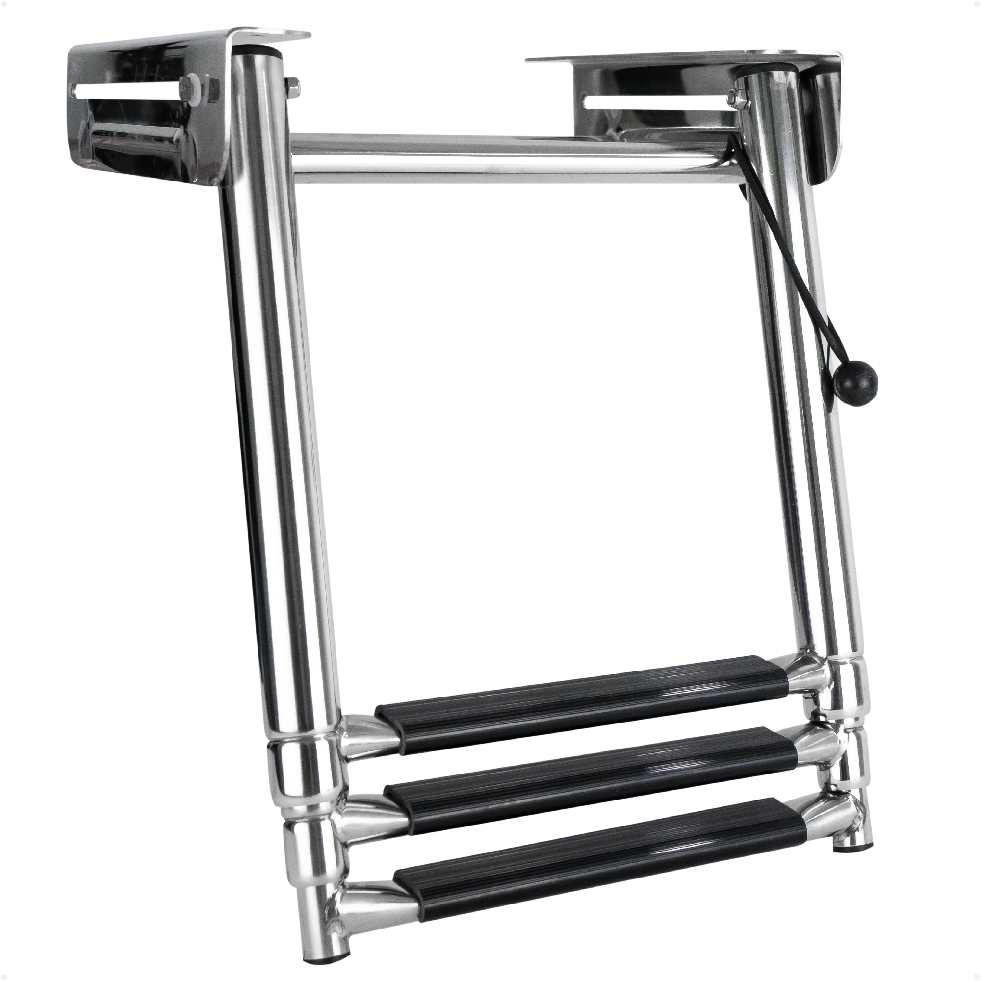 3-Step Under Platform Telescoping Swim Ladder, AISI316 Stainless Steel - FO4504