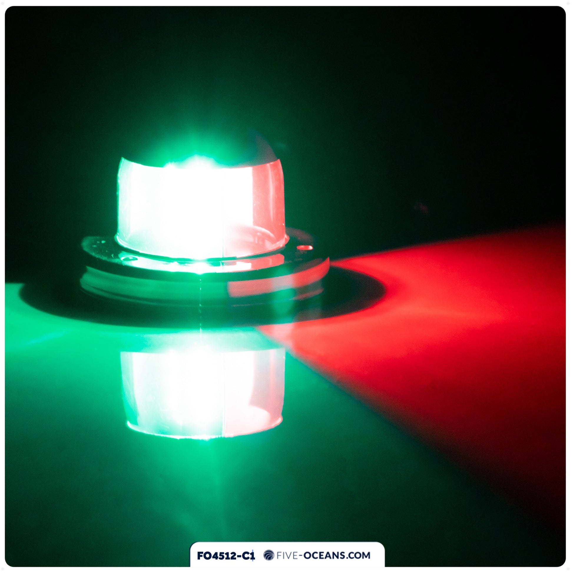 LED Bi-Color & Anchor Navigation Light Kit, 12V DC - 2NM - FO4512-C1 - Five Oceans