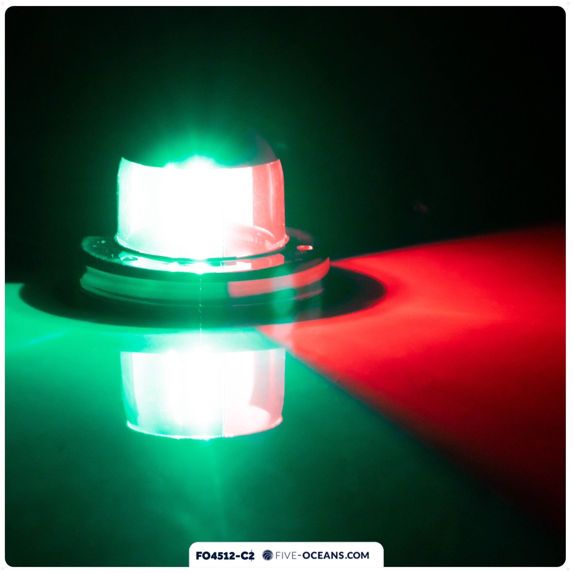 LED Bi-Color & Anchor Navigation Light Kit, 12V DC - 2NM - FO4512-C2 - Five Oceans