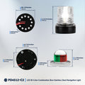 LED Bi-Color & Anchor Navigation Light Kit, 12V DC - 2NM - FO4512-C2 - Five Oceans