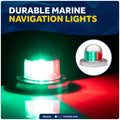 LED Bi-Color Navigation Light, Horizontal Mount, 12V DC - 2NM - FO4512 - Five Oceans