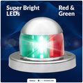 LED Bi-Color Navigation Light, Horizontal Mount, 12V DC - 2NM - FO4512 - Five Oceans