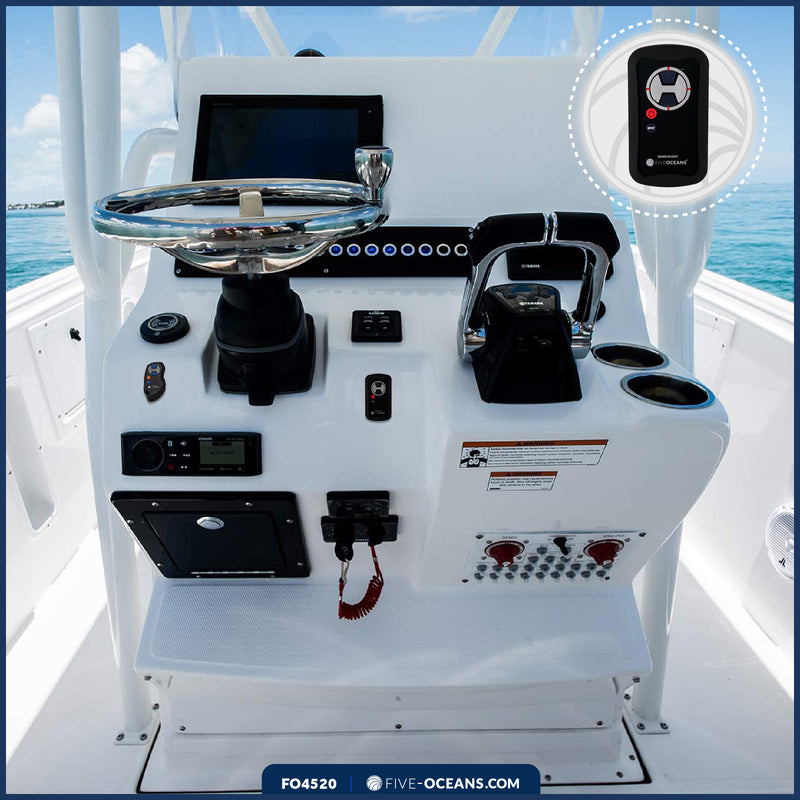 Second Station Wireless Remote Control for Searchlight 12V, Compatible with FO4519 - FO4520 - Five Oceans