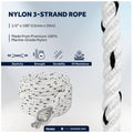 Anchor Rode, 1/2" x 100' Rope with 1/4" x 6' Galvanized Chain - FO4521 - Five Oceans