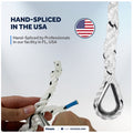Anchor Rode, 1/2" x 100' Rope with 1/4" x 6' Galvanized Chain - FO4521 - Five Oceans