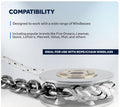Windlass Anchor Rode, 9/16" 3-Strand Rope with 5/16" HTG4 Stainless Steel Chain - Five Oceans