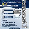 Windlass Anchor Rode - 9/16" x 250' 3-Strand Rope & 5/16" x 20' HTG4 Stainless Steel Chain, Hand-Spliced