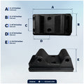 Line Hauler Pot/Trap Puller Mounting Base Assembly - FO4545 - Five Oceans