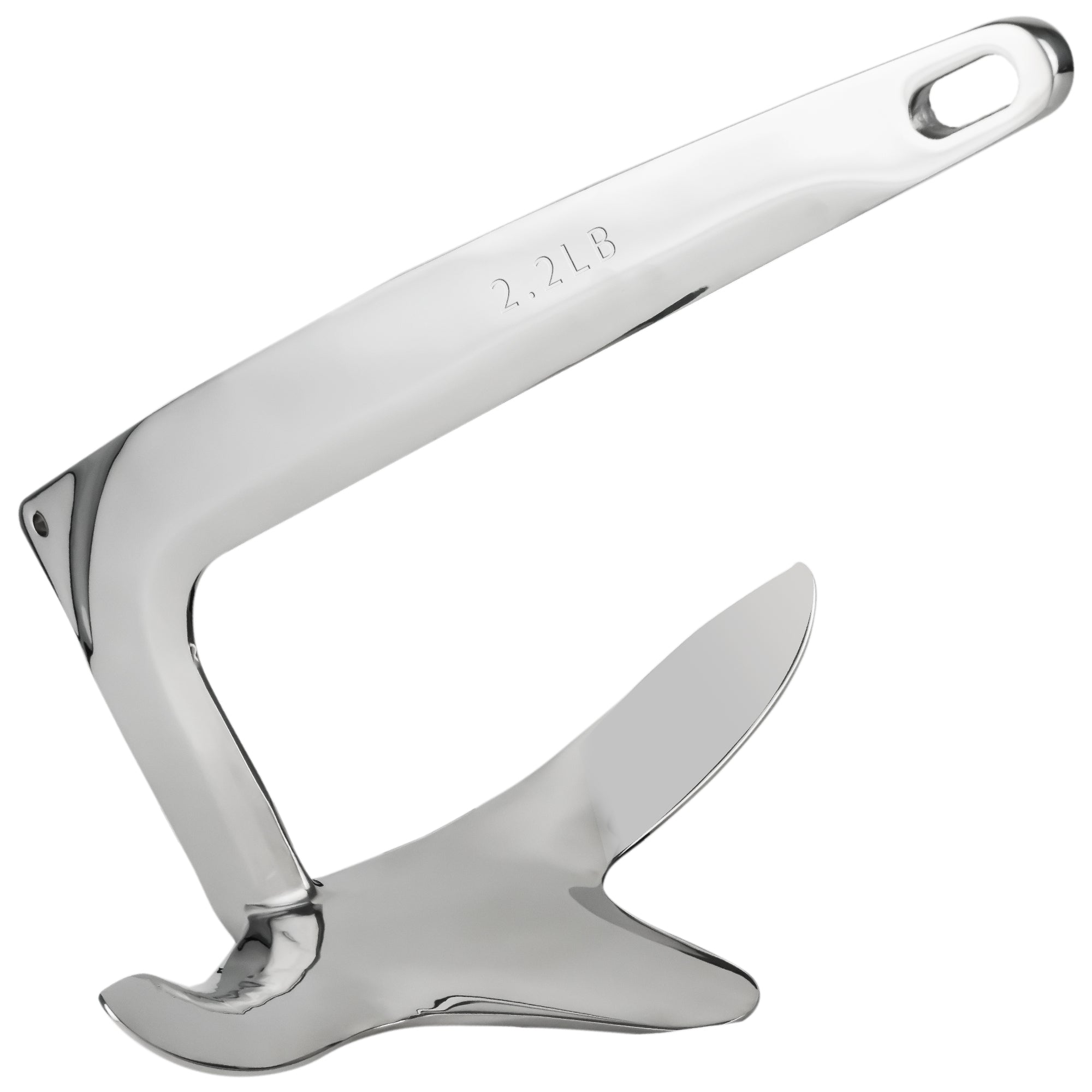 Bruce Style Claw Anchor, 2.2 Lb / 1 Kg Stainless Steel - FO4549