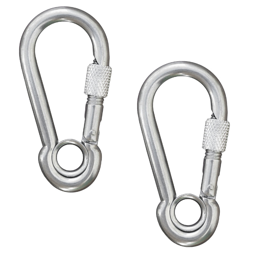 Snap Hook with Thimble Eye & Barrel Lock, 3-1/8" - FO455-M2 - Five Oceans
