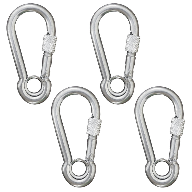 Snap Hook with Thimble Eye & Barrel Lock, 3-1/8" - FO455-M4 - Five Oceans