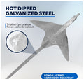 Bruce Claw Anchor - Marine-Grade Galvanized Steel - Five Oceans