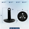 5 Lb. Mushroom Anchor, Black, Vinyl Coated - FO4553 - Five Oceans