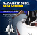 Slip Ring Fluke Anchor Kit with Hand-Spliced Rope & Chain