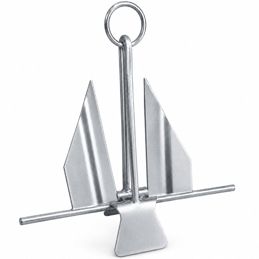 Slip-Ring Fluke Anchor - Marine-Grade Galvanized Steel