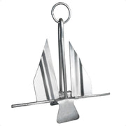 7 Lb. Slip-Ring Fluke Anchor, Galvanized Steel - FO4556 - Five Oceans