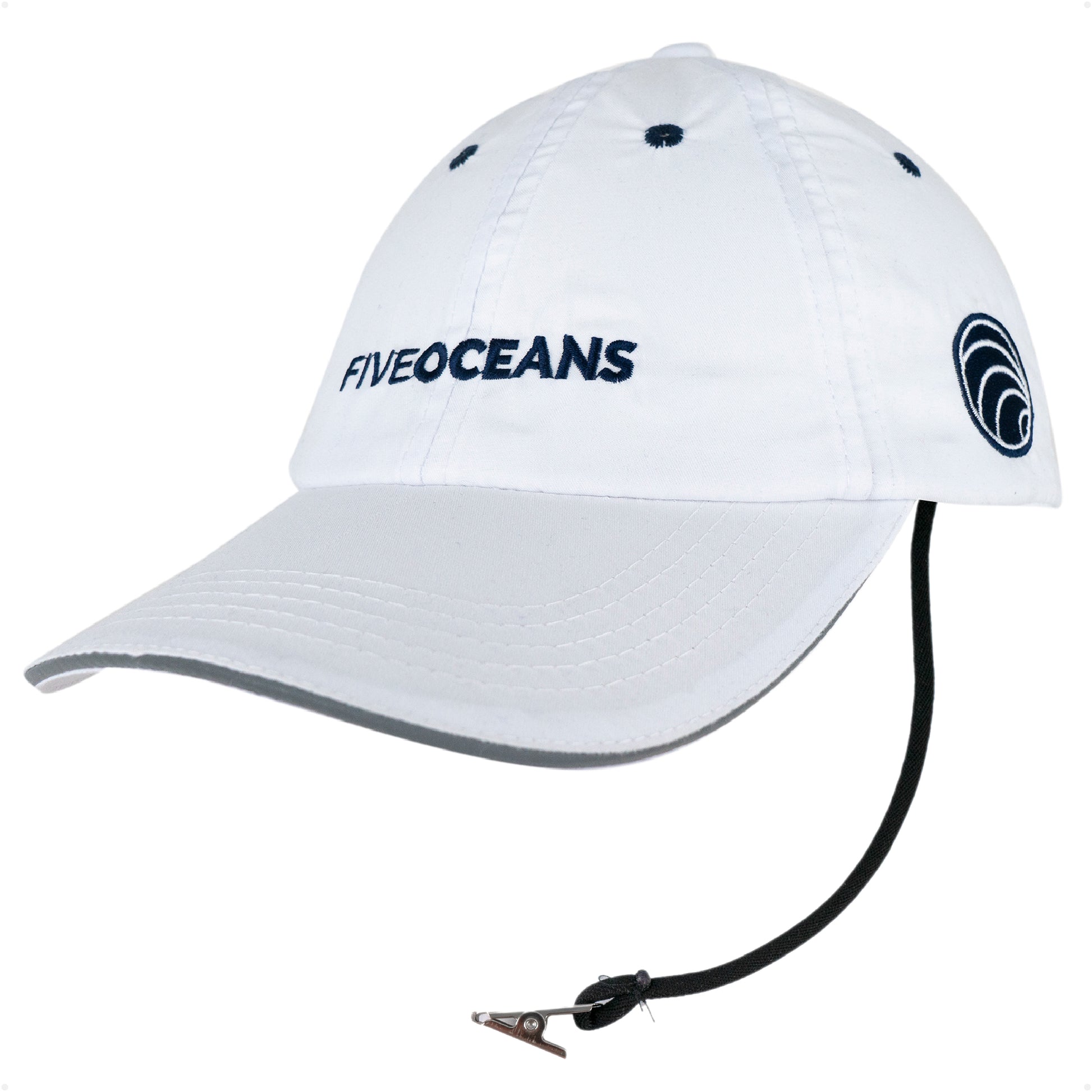 Fast Dry Crew Cap White - FO4562 - Five Oceans