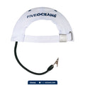 Fast Dry Crew Cap, White, 100% Polyester, UPF 40 - FO4562 - Five Oceans