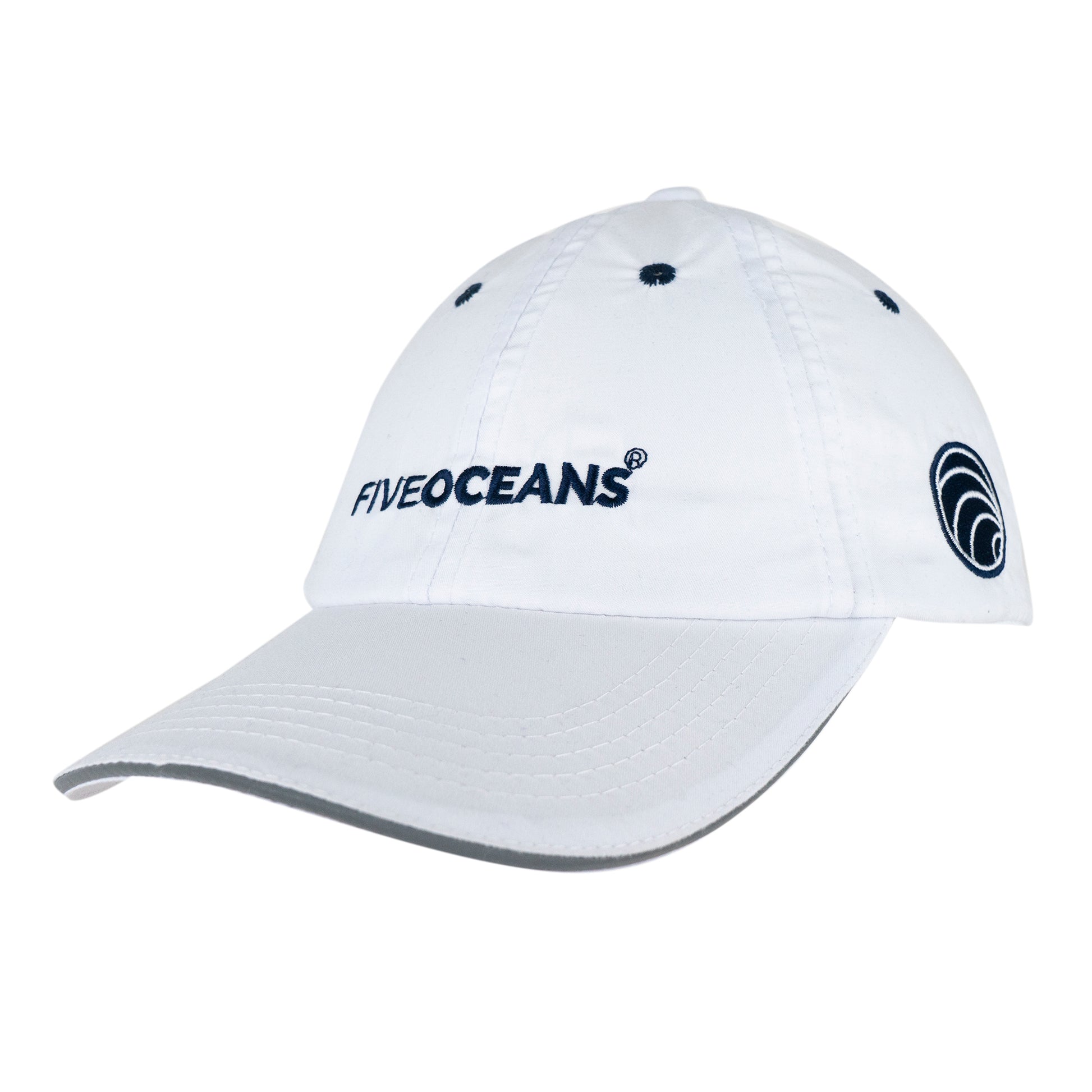 Fast Dry Crew Cap White - FO4562 - Five Oceans