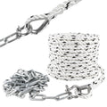 Anchor Rode - 3/8" Rope & 1/4" Galvanized Chain - Hand-Spliced with Thimble & Shackle - Five Oceans