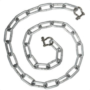 Anchor Chain 1/4" x 2' with Shackles - Galvanized Steel - FO4568-GN2