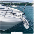 Windlass Anchor Rode, 1/2" x 300' Rope with 1/4" x 15' G4 Stainless Steel Chain - FO4573 - Five Oceans
