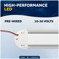 LED Light Bar, Aluminum Housing, Warm White, 10-30V - FO4594 - Five Oceans