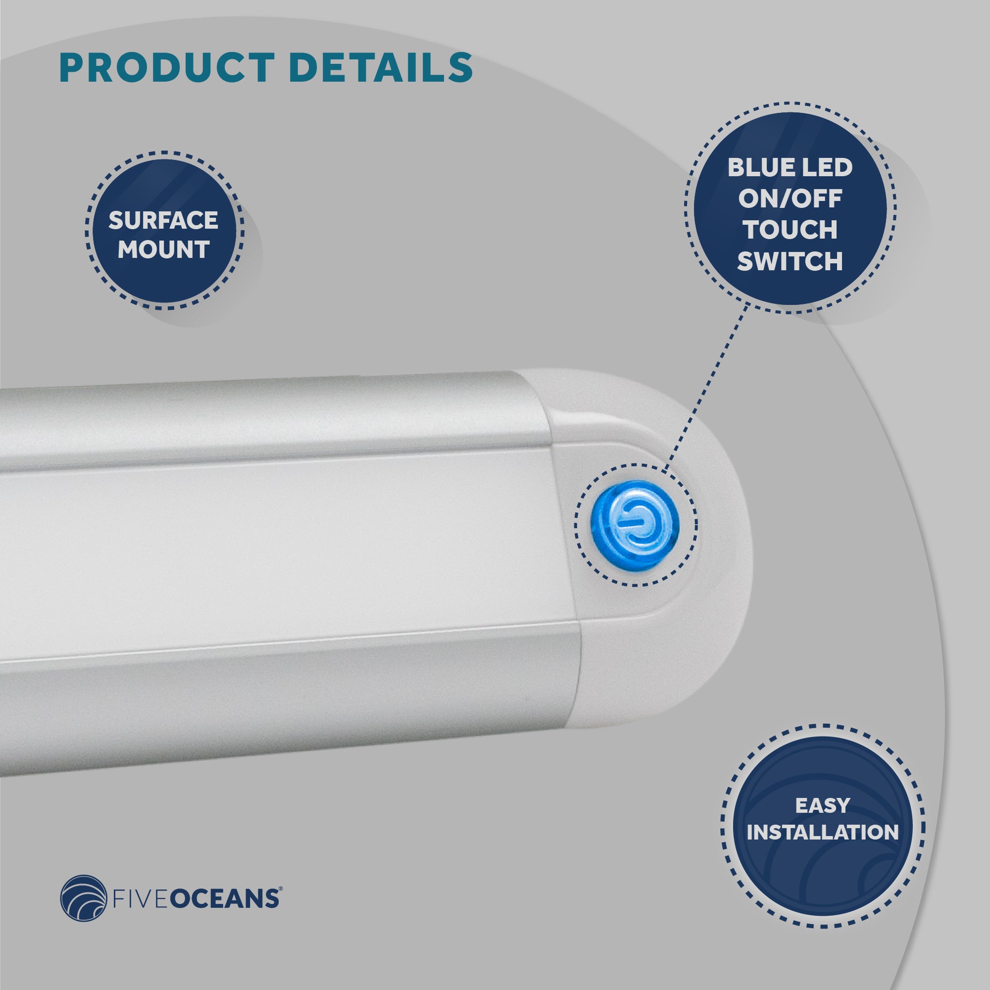 LED Light Bar, Aluminum Housing, Warm White, 10-30V - FO4594