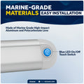 LED Light Bar, Aluminum Housing, Warm White, 10-30V - FO4594 - Five Oceans