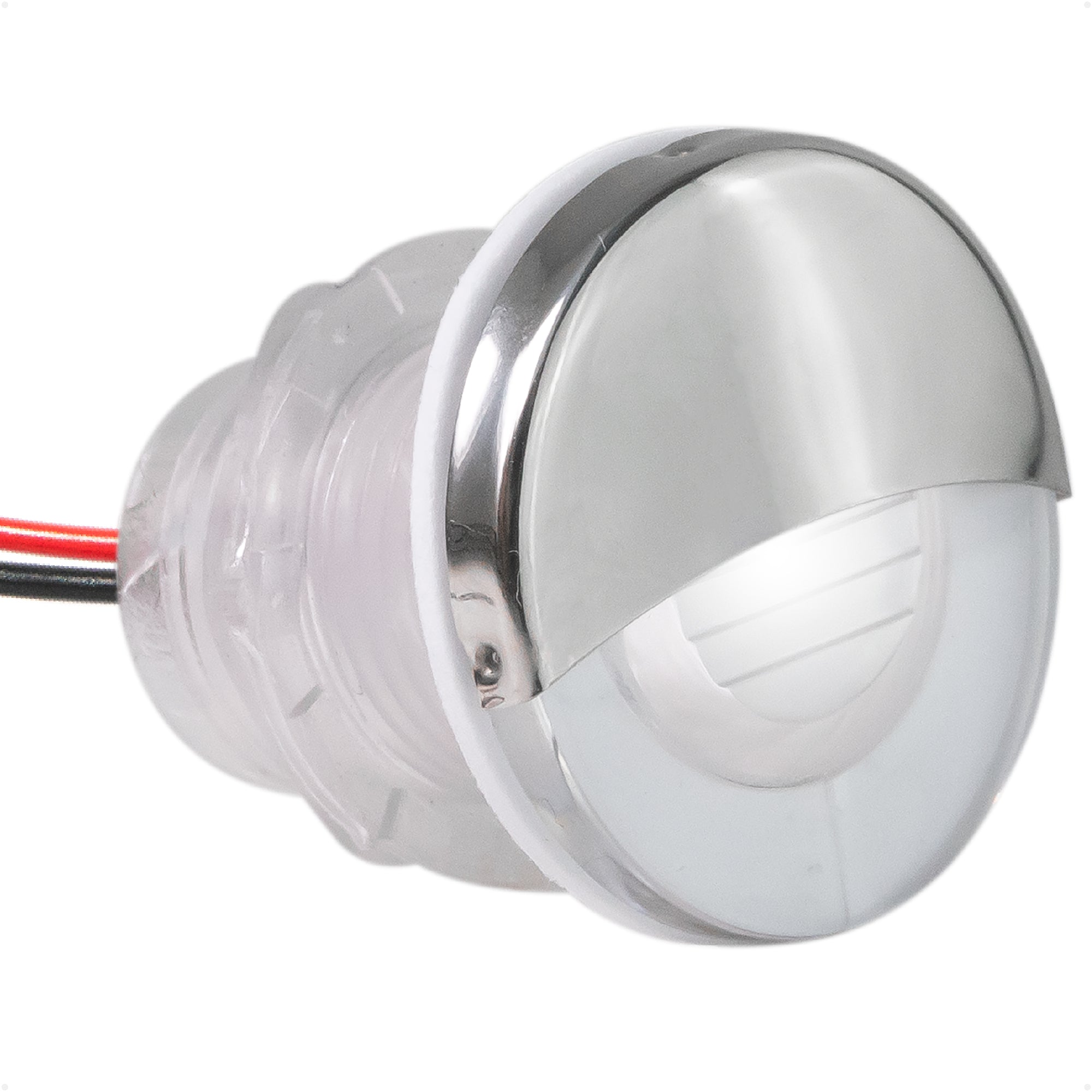 1-5/16" LED Thru-Hull Livewell / Courtesy Light, Cool White, 12V - FO4598 - Five Oceans