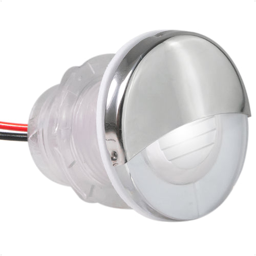 1-5/16" LED Thru-Hull Livewell / Courtesy Light, Cool White, 12V