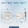 1-5/16" LED Thru-Hull Livewell / Courtesy Light, Cool White, 12V - FO4598 - Five Oceans