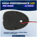 LED Docking Lights, 12V, 2-Pack - FO4600-M2 - Five Oceans