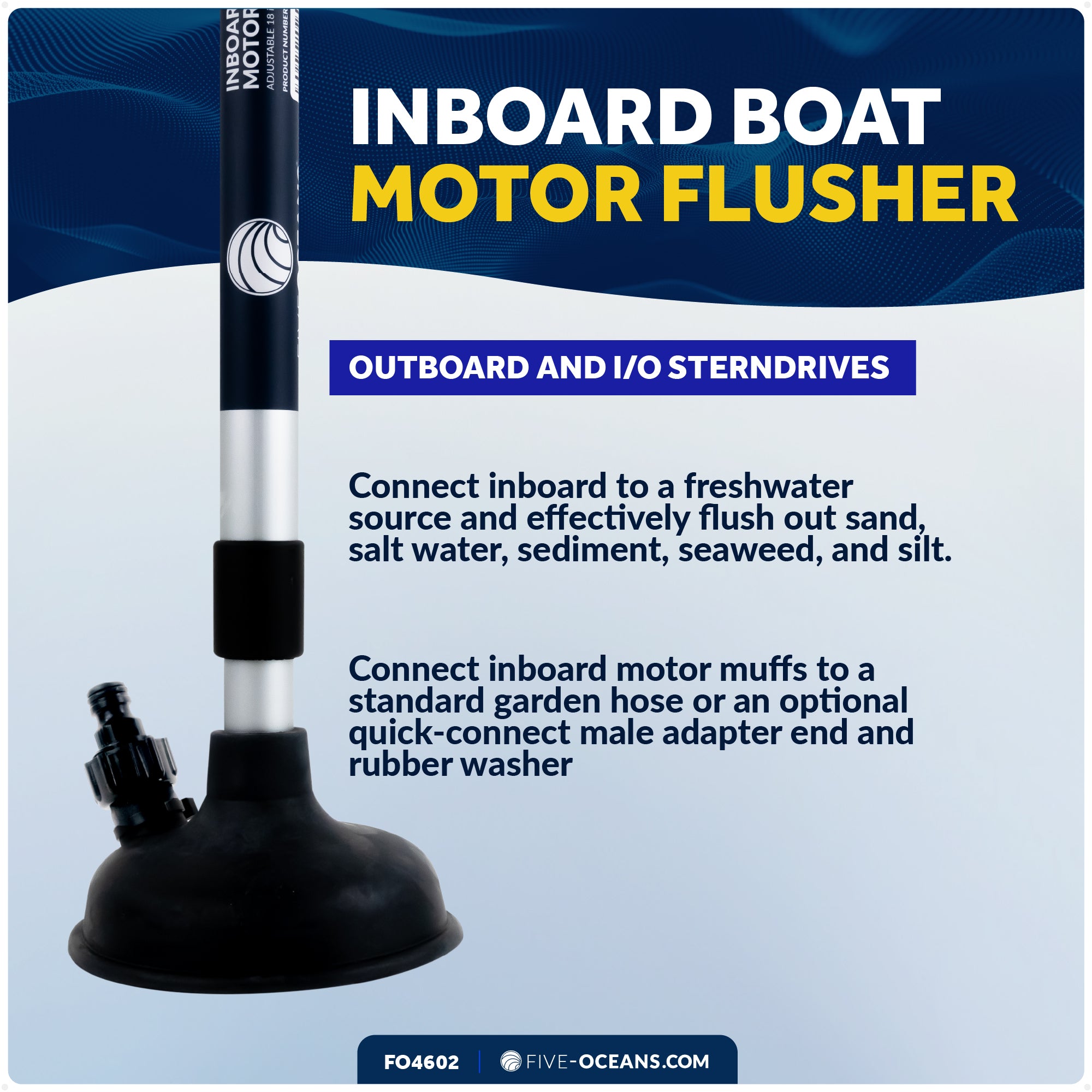 Inboard Boat Motor Flusher - FO4602 - Five Oceans
