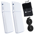 Flat Boat Fender 24" x 6-7/8" x 2-1/2", White, 2-Pack - FO4614 - Five Oceans