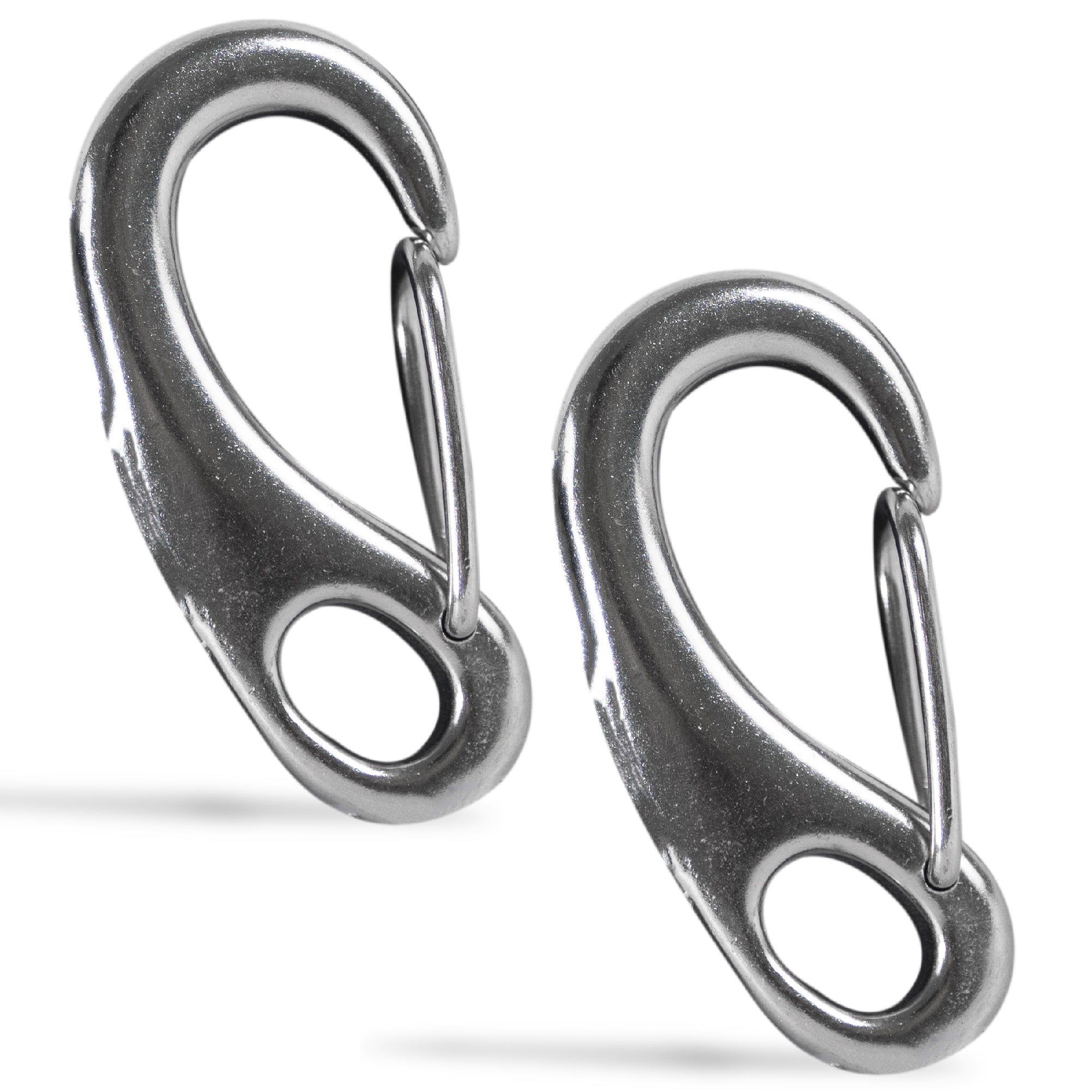 Spring Gate Snap Hook, 2-3/4" Stainless Steel 2-Pack - FO462-M2