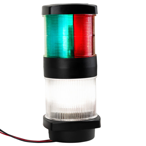 Masthead LED Tri-Color / Anchor Navigation Light, 12V DC - 2NM