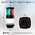 Masthead LED Tri-Color / Anchor Navigation Light, 12V DC - 2NM - FO4625 - Five Oceans
