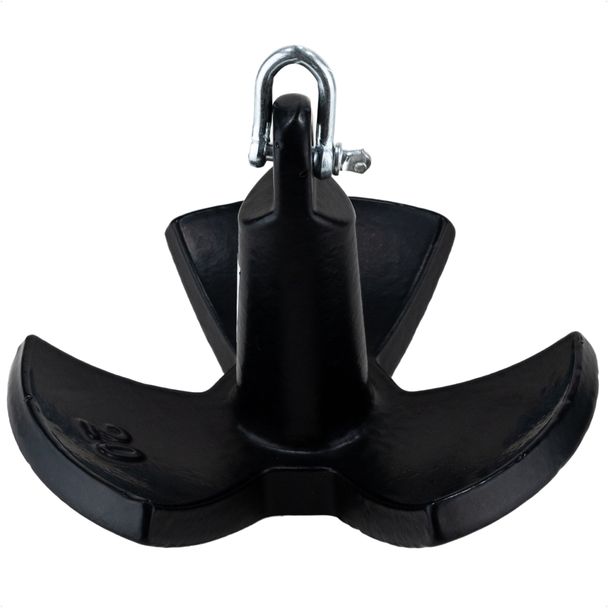 20 Lb. River Anchor, Black, Vinyl Coated - FO4633 - Five Oceans