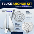 8 Lb. Fluke Anchor Kit - FO4640 - Five Oceans