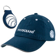 Blue Dry Crew Cap & Neoprene Floating Keychain - FO4678 - Five Oceans