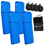 Flat Boat Fender 24" x 6-7/8" x 2-1/2", Blue, 4-Pack - FO4680 - Five Oceans