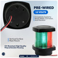 Masthead LED Tri-Color Navigation Light, 12VDC - 2NM - FO4684 - Five Oceans