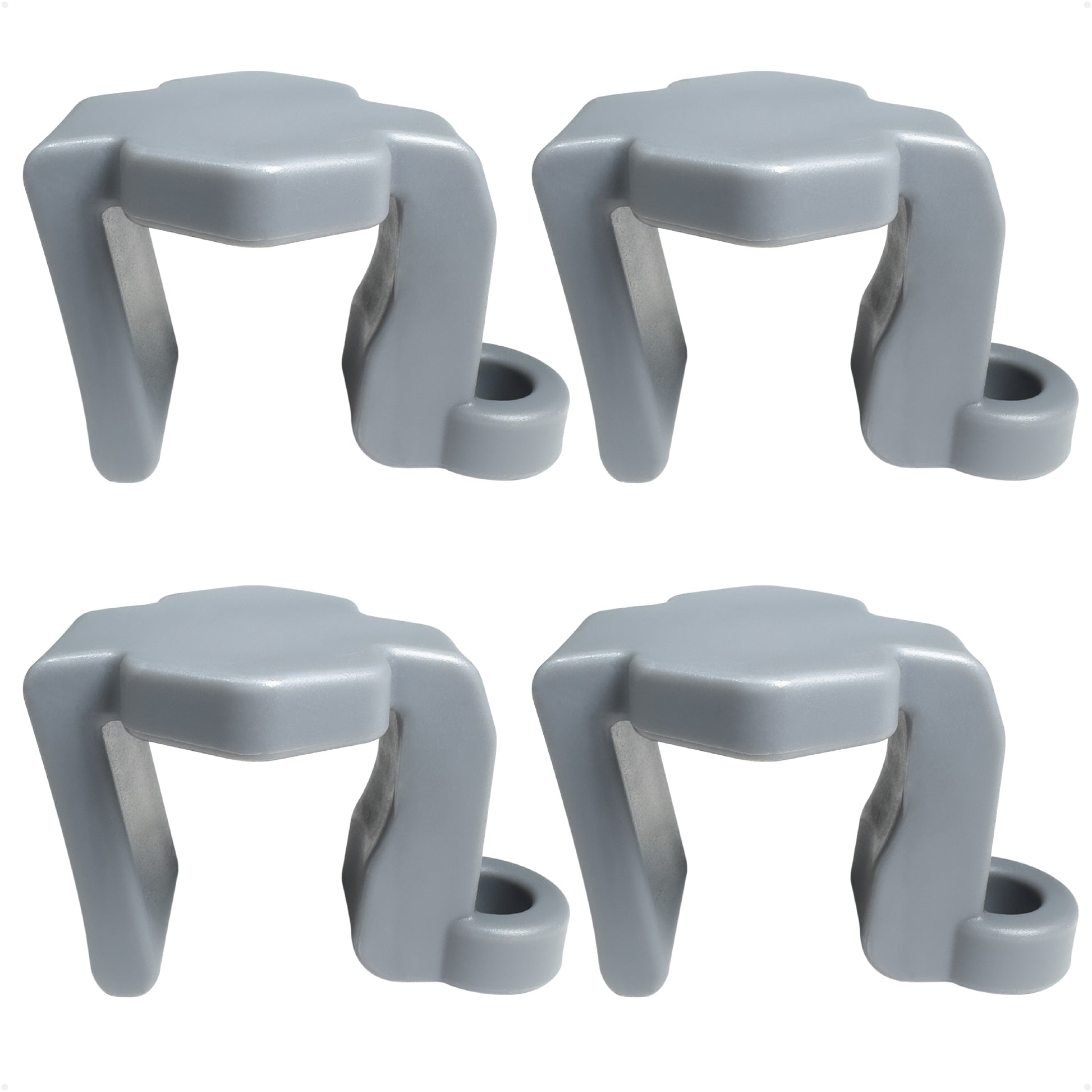 Boat Fender Clips, Suitable for 1" and 1-1/4" Square Rails, 4-Pack - FO4685 - Five Oceans