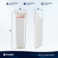 9-1/2" Winch Handle Holder, White PVC - FO4687 - Five Oceans